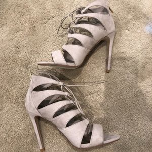 Madden Girl nude strappy heels
